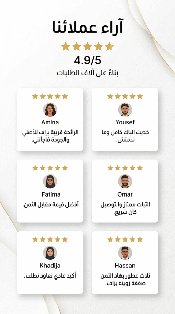 Landing page Sindibad customer reviews